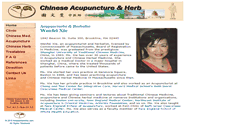 Desktop Screenshot of acupuncturexie.com